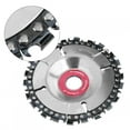 thumbnail image 6 of Chain Disc Angle Grinder Parts Wood Carving Disc Chain, Woodworking Chain Plate, Bending Work Other Related Work Removing Small Tree Stumps For Carving, 6 of 8
