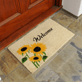 thumbnail image 2 of Rubber-Cal Welcome "Floral Door Mat" Kit - 18" x 30" - 3 Doormats, 2 of 7