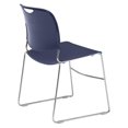 thumbnail image 3 of NPS 8500 Series 31" Modern Ultra-Compact Plastic Stack Chair in Navy Blue, 3 of 5