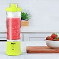 thumbnail image 2 of Total Chef Portable Blender 20 oz (600 mL), USB Rechargeable, Neon Green, 2 of 8