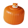 thumbnail image 2 of Organizador de almacenamiento de alimentos, decoración china de Año Nuevo, plato de frutas multiusos Naranja Pequeño 2 capas, 2 of 9