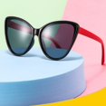 thumbnail image 2 of Children's sunglasses, polarized cat eye sunglasses, fashion, children's silicone sunglasses 3-8 years old, 2 of 4