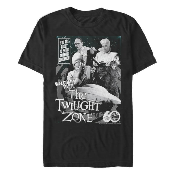 Men's The Twilight Zone Another Dimension Poster Graphic T-Shirt