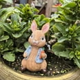 thumbnail image 2 of 5.9 Inch Resin Bunny Decoration Spring Easter Decorative Figurine Desktop Ornaments For Party Home Festival Cute Bunny Easter Gift, 2 of 5