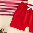 thumbnail image 5 of Toddler Baby Boy 250th Flag Knit Summer Clothes 2PC 1776 4th of July Embroidery T-Shirt 12 18 24 Months 2T 3T 4T 5T Casual Shorts Sets Infant Pattern Outfits Gibobby(3-4 Years,Red), 5 of 6