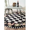thumbnail image 3 of Nuloom 3' 6 x 5' 6 Hand Hooked Morning Glory Rug in Black, 3 of 4