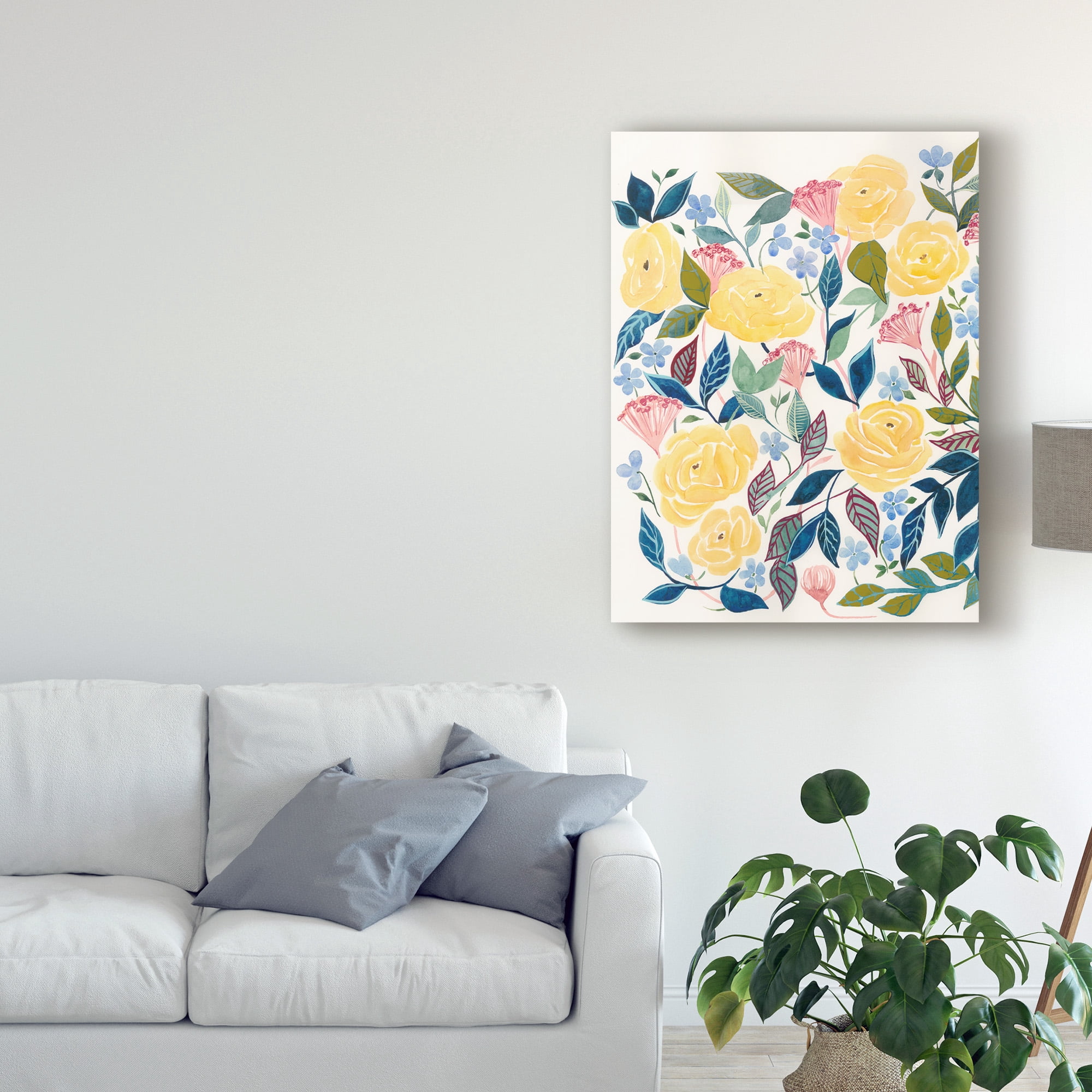 Trademark Fine Art 'Unbound Blossoms I' Canvas Art by Grace Popp