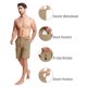 thumbnail image 4 of Pantalones cortos MAGCOMSEN Tactical para hombre, senderismo, militar, caqui, 4 of 7