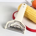 thumbnail image 3 of vnanda Kitchen Peeler Tool Multi-functional Peeler Kit Assorted Stainless Steel Blade Ergonomic Handle Potatoes Fruits Vegetables Corn Peeling Tool Kitchen, 3 of 8