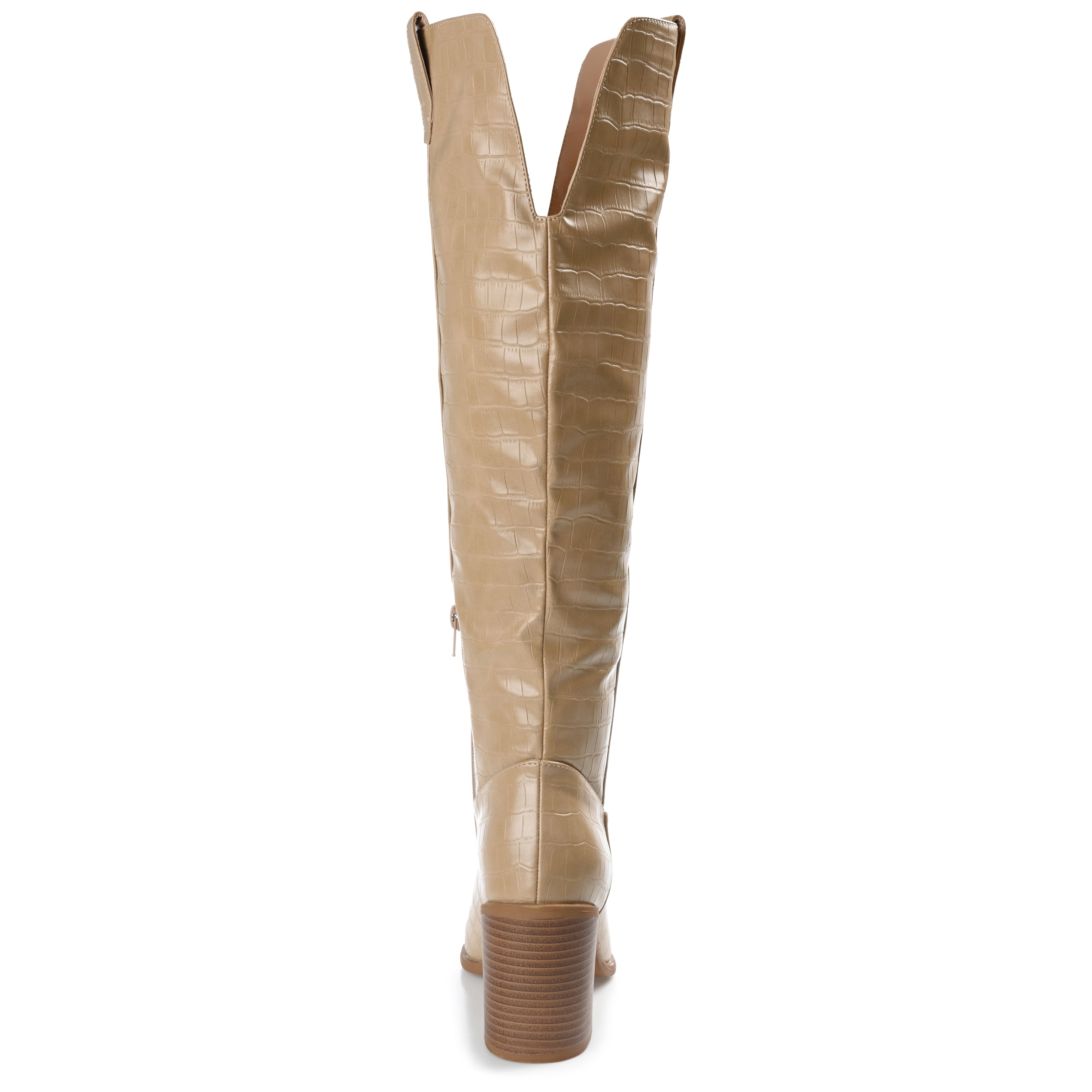 Journee Womens Therese  Stacked Heel Knee High Boots, Widths Available