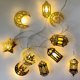 thumbnail image 4 of Luces LED de cadena de Ramadán musulmán, luces de cadena de linternas de Eid Ramadán, 4 of 5