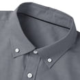 thumbnail image 3 of Jorlat Men's Short Sleeve Shirt Oxford Regular Fit Button Down Collar Shirts with Pocket, 3 of 7