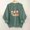 Green#09, variant on Yteetum Women's Crewneck Swetshirts Oversized Christmas Printed Long Sleeve Hoodless Sweatshirt Casual Round Neck Loose Lightweight Comfy Sweatshirt