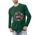 thumbnail image 1 of Styesk Chemises pour Hommes Sports Entraînement Physique Maison Noël Pyjamas Imprimés T-shirt Manches Longues Col Rond, 1 of 3