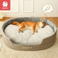 thumbnail image 2 of Kimpets Pet Dog Bed Removable Cat Mat Square Plush Kennel Washable Thickening Waterproof Big Medium Small Dog Sofa Bed Cushion ShopWise Round, 2 of 11
