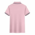 thumbnail image 5 of Vivianyo HD Women's Sport Cool DRI Polo Shirt, Moisture-Wicking Performance Polo Shirt for Women Pink, 5 of 8