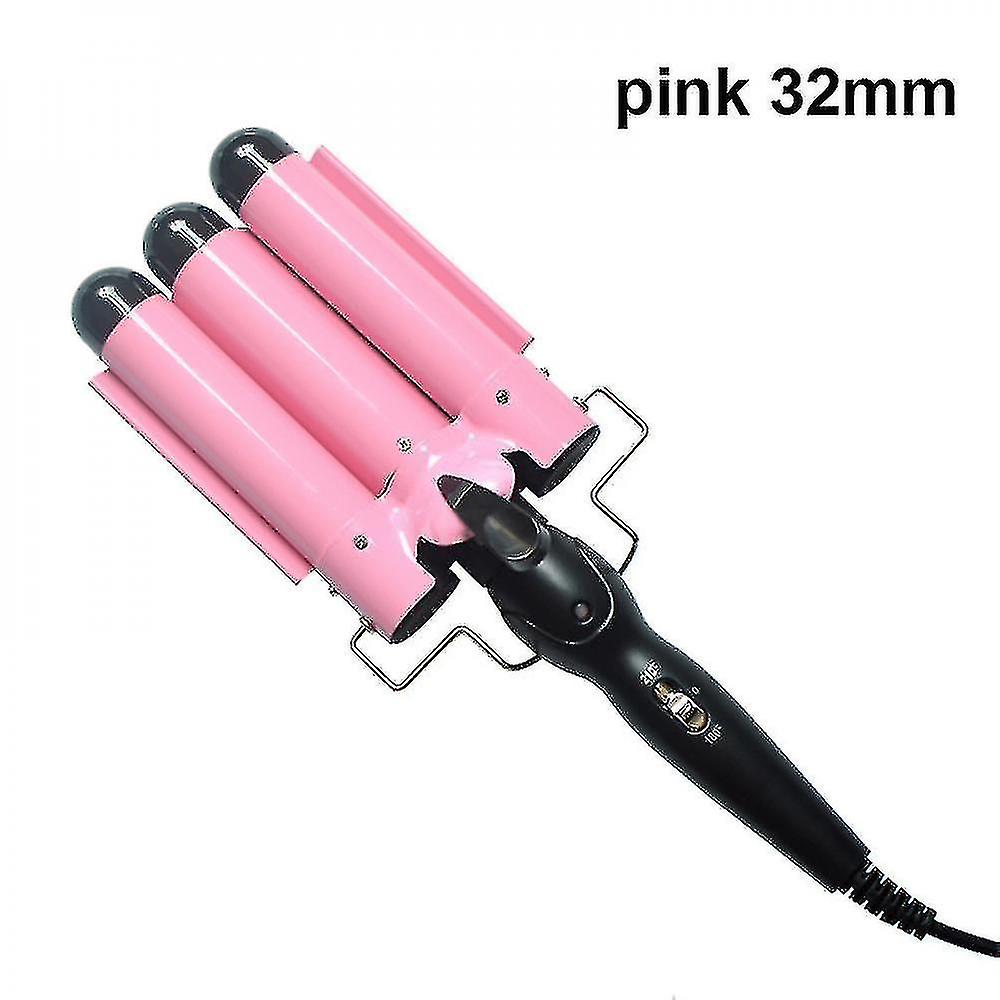 Fer à Friser Triple Céramique, Dernière Version Baguette 3 Barils avec Température Réglable, Cheveux Portables