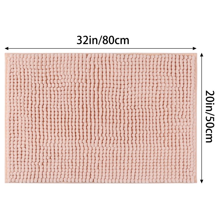 Unique Bargains Soft Plush & Fluffy Non-slip Extra Thick Microfiber Bathroom  Mat : Target