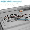 thumbnail image 4 of LUXRITE 1x4 Slim Surface Mount Panel Light 5CCT Dimmable 3300/4400/5500 Lumens 30/40/50W Edge Lit Damp Rated ETL, 4 of 7