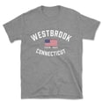 thumbnail image 1 of Westbrook Connecticut Patriot Men's Cotton T-Shirt, 1 of 1
