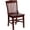 Mahogany, variant on Flash Furniture School House Back Antique Copper Wood Restaurant Chair
