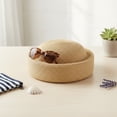 thumbnail image 5 of Hsqqdc Straw Pillbox Hat, Retro Wedding Fedora Fashion Beret Fascinator Painter Hat, 5 of 7