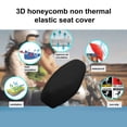 thumbnail image 4 of Opolski Motorcycle Seat Cushion Breathable Comfortable Polyester 3D Mesh Heat Insulation Air Pad for Scooter, 4 of 8