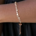thumbnail image 7 of Krdevn Gold Plated Adjustable Slider Tennis Bracelet Round CZ Inlaid Box Chain Pull Clasp Stackable Wedding Party Women Wrist Jewelry, 7 of 7