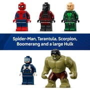 LEGO Marvel Spider-Man vs Hulk Epic Clash - Super Hero Building Toy for Boys & Girls, Ages 8+ Includes 5 Minifigures & Hulk Figure - Spiderman Toy for Fans - Gift for Birthdays - 76350