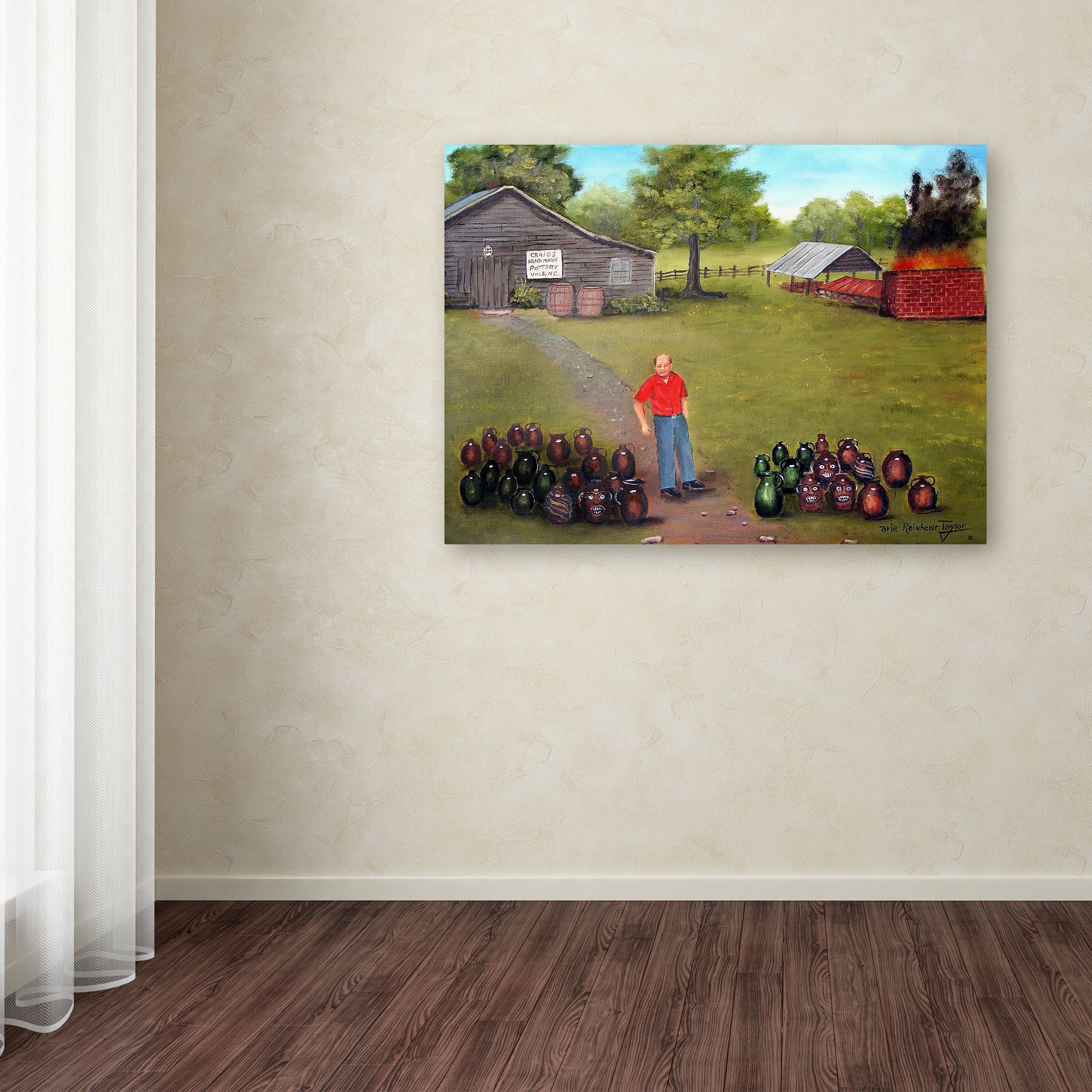Trademark Fine Art 'Burlon Craigs Place' Canvas Art by Arie Reinhardt Taylor