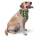 thumbnail image 2 of Xecao Peacock Gold Feather for Pet Bandana - A Stylish Triangle Accessory for Small to Large Dogs, Puppies, and Cats, 2 of 5