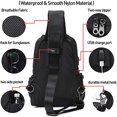 thumbnail image 5 of EUDIDV Sling Bag, Strap Bag Crossbody Backpack Strap Backpack Hiking Backpack Multipurpose Crossbody Chest Bag,Crossbody Bag,Small Backpack, 5 of 7