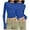Blue, variant on Fnooota Womens Long Sleeve Tops, Crew Neck 2 Piece Slim Fit Casual Undershirts Hot Pink Size L