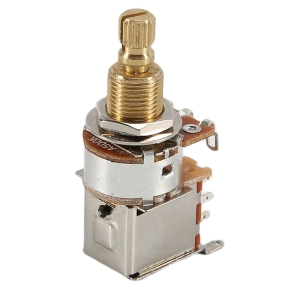 1 Uds. PotencióMetro de Empuje/Empuje Guitarra Empuje Eje Corto EléCtrica A500K para Piezas Bajo
