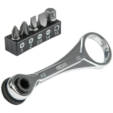 Klein Tools 65200 5-Piece Slim Profile Mini Ratchet Set