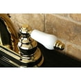 thumbnail image 3 of Kingston Brass KB5612PL Restoration 4-Inch Centerset Lavatory Faucet, Polished Brass, 3 of 5