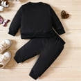 thumbnail image 6 of GYRATEDREAM Toddler Newborn Baby Boy Girl Outfit Long Sleeve Sweatshirts Pants Clothes Set Infant Boys Fall Winter 2PCS, 6 of 7