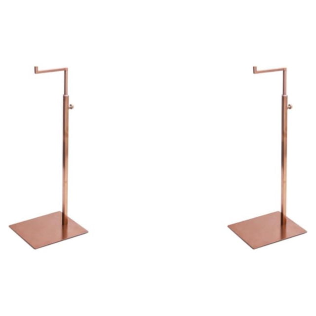 Billuyoard Estante para exhibición de bolsos, bolsos de hombro, soporte para monedero, multiusos para encimera, dibujo de oro rosa 2piezas Dibujo de oro rosa