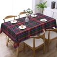 thumbnail image 2 of Rectangle Table Cloth, Scottish Clan Ritchie Tartan Plaid Resistant Washable Tablecloth Decorative Table Cover for Dining, Indoor and Outdoor, 2 of 6