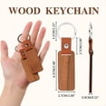 thumbnail image 2 of 12 Llaveros en de Madera, Personalizado, Colgante con , para Grabado , Llaveros de Bricolaje, 2 of 5
