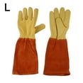 thumbnail image 3 of Cowhide Gardening Gloves Long Sleeve Protective Gloves for Rose Pruning Thorn Proof Elbow Length Garden Work Gloves for Men Women M/L/XL, 3 of 6