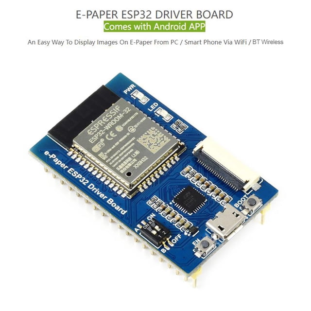 ESP32 Wireless Powered Epaper Module WiFi E Ink Controller Board for Arduino