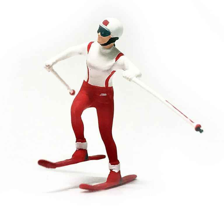2x 1/64 Miniature Model Ski Figures - diy Automation 