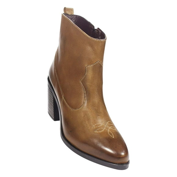 BOTIN VESTIR LEON MUJER CAFE PIEL 553 LEON  553BMp