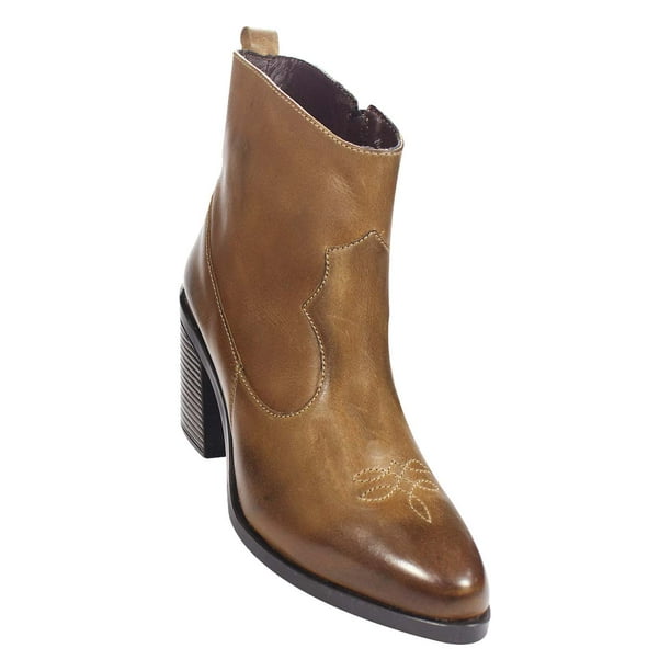 BOTIN VESTIR LEON MUJER CAFE PIEL 553 LEON 553BMp