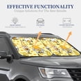 thumbnail image 4 of Saiise Garden Honeybee Gnomes for Foldable Car Sun Shades (2-Pack) Offer Sun Protection with an Easy-fold Design for Convenient Windshield Shading-Medium, 4 of 6