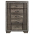 thumbnail image 5 of Coaster Janine 5-piece Transitional Wood Frame Queen Bedroom Set in Gray, 5 of 14