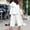 White, variant on Womens 2024 Loose 2 Piece Outfits Off Shoulder Solid Long Sleeve Ruffle Top Casual Wide Leg Pants Set Dressy Pants Suits Light Skirt Suit Women's Dress Pants Tall plus Size Snow Bibs for Women