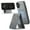 Gray, variant on Decase Wallet Case for iPhone 17, Magnetic Back Cover Compatible with Mag-Safe, Premium PU Leather Slim Shockproof Protective Phone Case with Detachable Card Holder Kickstand,Black