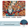 thumbnail image 2 of the God of Wealth Polyester Non-Slip Machine Washable Bath Rugs Office Mat Floor Mats, 2 of 6